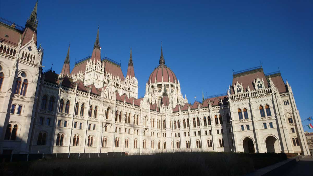 Budapest talán legszebb épülete, a Parlament.
